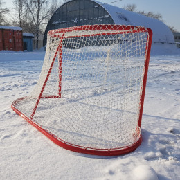 Ворота хоккейные под эластичные фиксаторы 183х122см