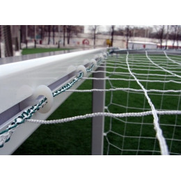 Ворота алюминиевые 3х2 м, профиль 80х80 мм, мини-футбольные/гандбольные (разборные, пристенные)