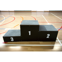 Пьедестал для победителей с покрытием (ковролин)