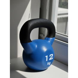 Гиря для кроссфит обрезиненная 12 кг