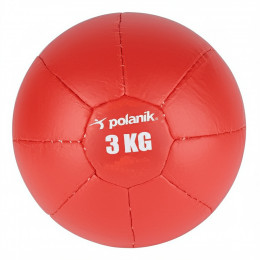 Медицинбол 3 кг, искусственная кожа